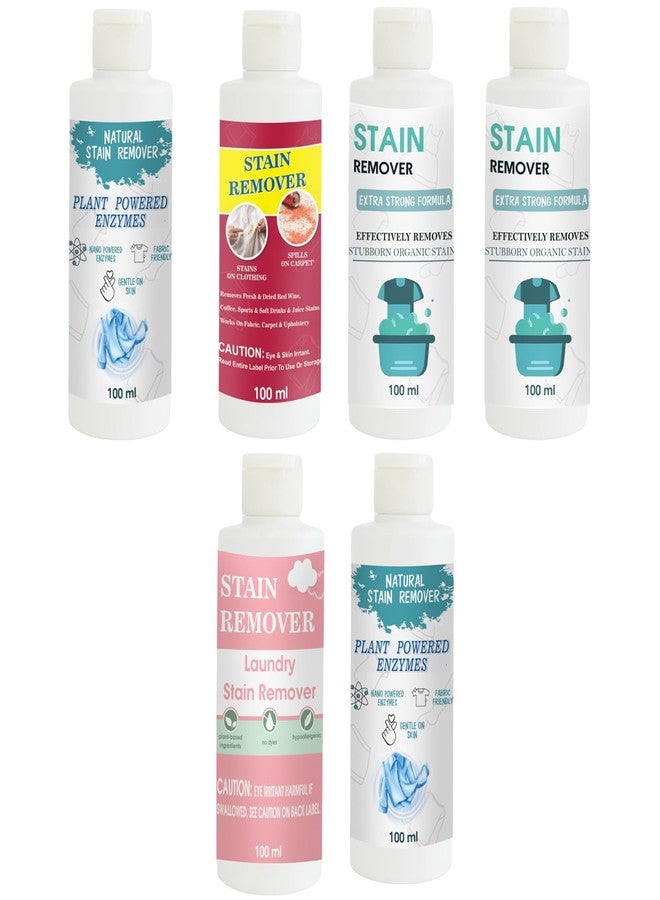 مجموعة مزيل بقع توفوس، تتضمن مزيل بقع القمصان باللون الأحمر، ومزيل بقع الدمى (عبوتان)، ومزيل بقع القمصان باللون الوردي | محلول تنظيف متعدد الأسطح للملابس والأقمشة والمفروشات (100 غرام لكل عبوة) - Image 1